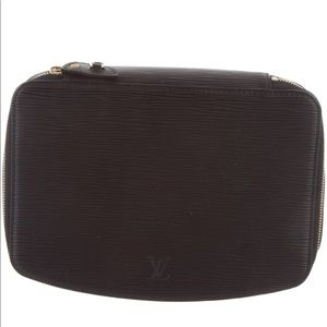 Black Epi Louis Vuitton Monte Carlo jewelry box